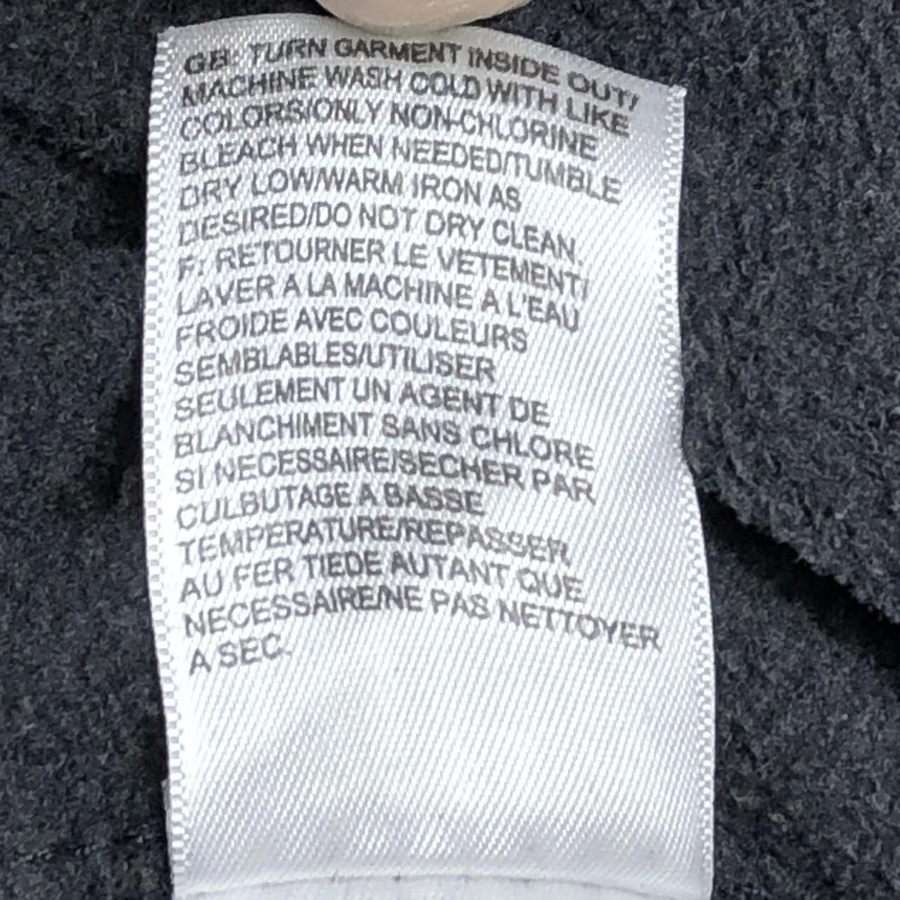The North Face Hoodie Mens‎ Large Gray Graphic Fleece Pullover Bear Logo Outdoor